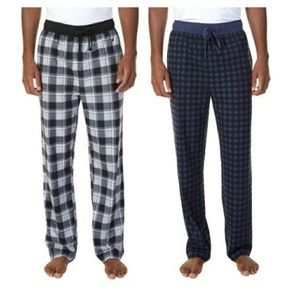 Nautica men's 2 pack fleece sleepwear pants